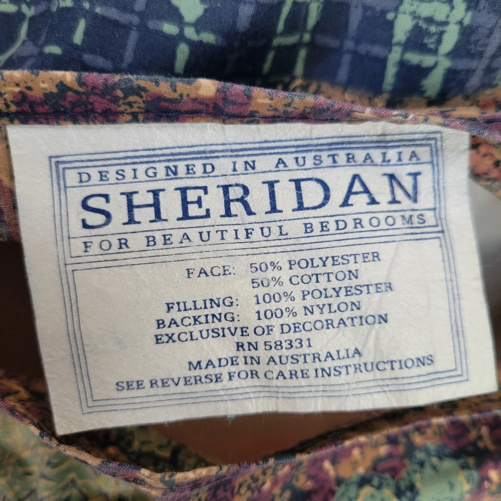 2 Vintage Sheridan Pillow Shams 31